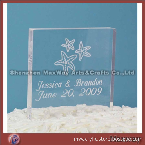 Pure Clear Small Carving Ice Acrylic Award